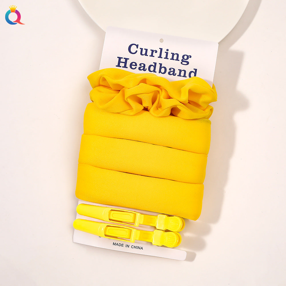 No Heat And No Damage To Hair Curling Iron Lazy Big Wave Curling Band