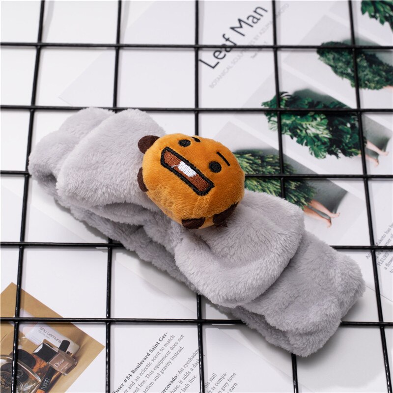 Bulletproof Youth League Official With The Same Style Hairband Cartoon Cute Headwear Headband Sports Cartoon Hairband