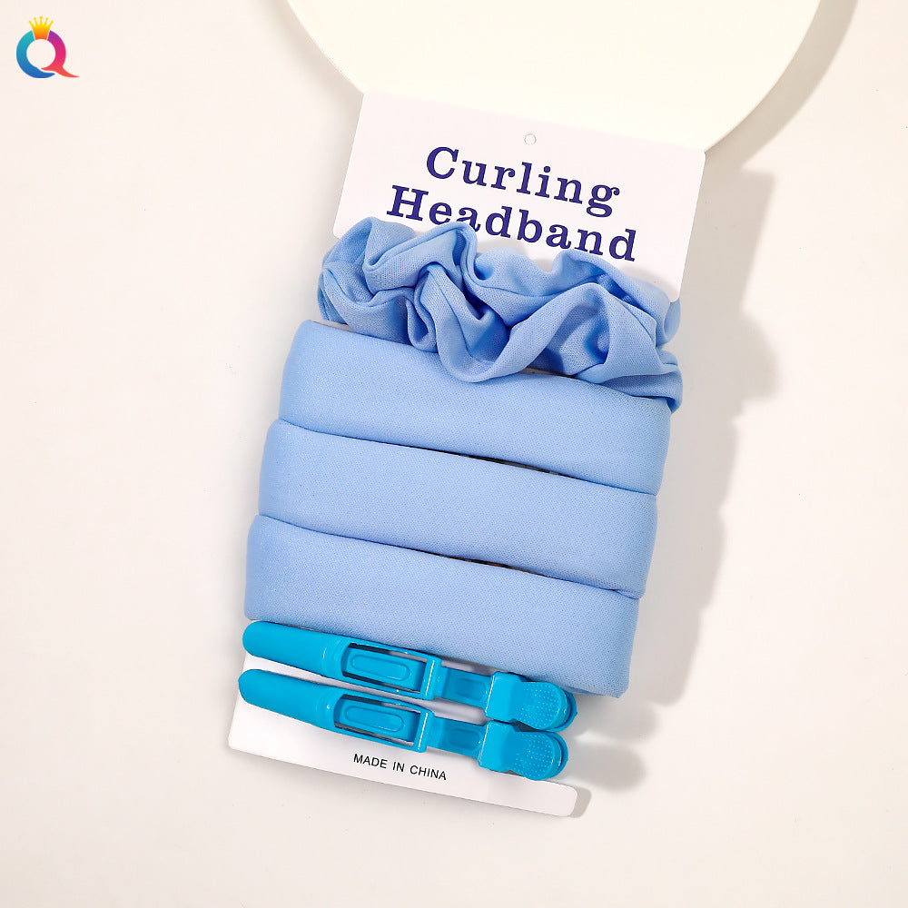 No Heat And No Damage To Hair Curling Iron Lazy Big Wave Curling Band