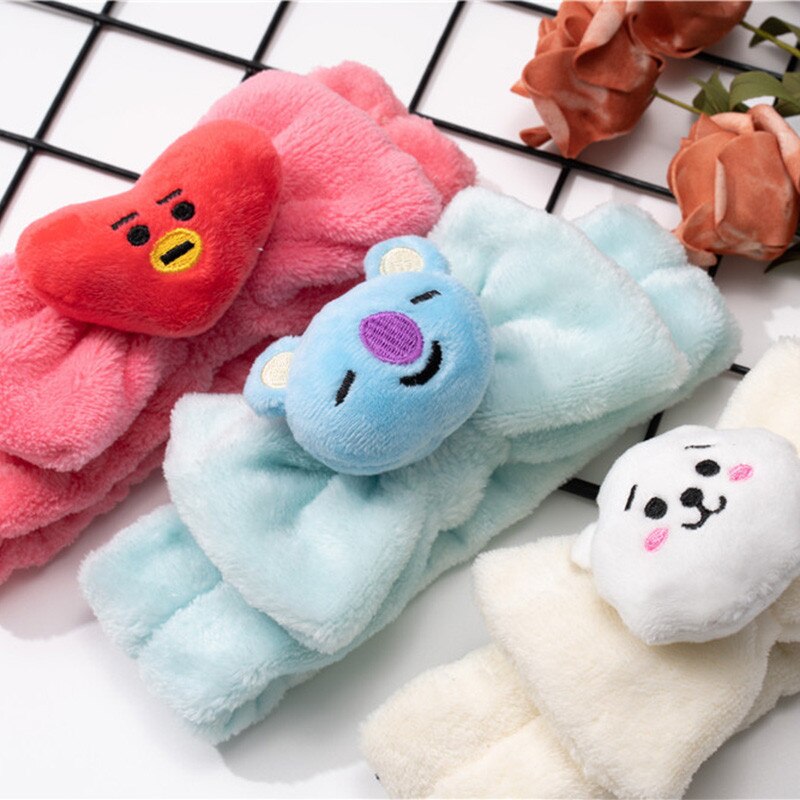 Bulletproof Youth League Official With The Same Style Hairband Cartoon Cute Headwear Headband Sports Cartoon Hairband