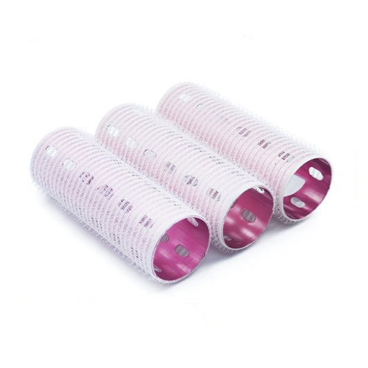 Thickened Colorful Aluminum Core Curling Barrels, 3x9cm Self-Adhesive Seamless USB Curling Rolls for Fluffy and Inward Curled Bangs