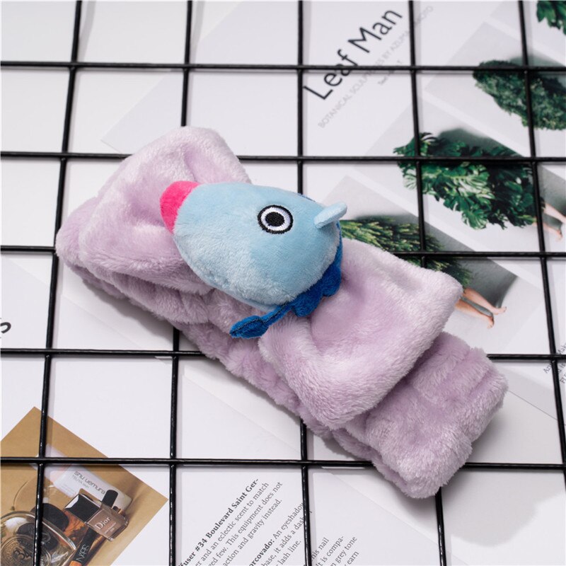 Bulletproof Youth League Official With The Same Style Hairband Cartoon Cute Headwear Headband Sports Cartoon Hairband